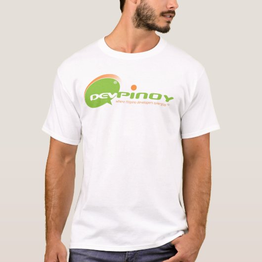 T-shirt chemise de fonctionnaire de DevPinoy.org (Devant)