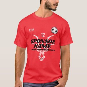 T-shirt Chemise De Football Créer Votre Propre Équipe De F