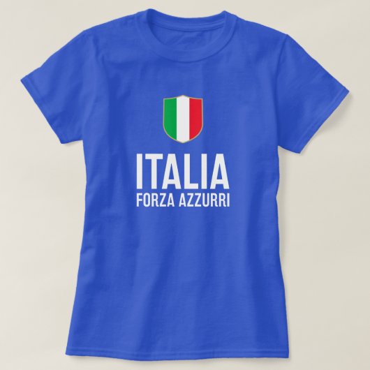 T-shirt Chemise de football Italie (Design devant)