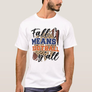 T-shirt Chemise De Football Moyenne Automne   Jour de l'au