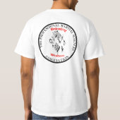 T-shirt Chemise de formation de Ninja (Dos)