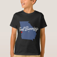 Chemise de Fort Benning la Géorgie GA