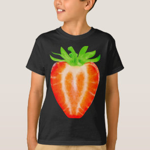 T-shirt Chemise de fraise Adultes Hommes Femmes Enfants Fr