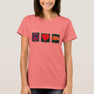 T-shirt Chemise de fromage d'amour de paix
