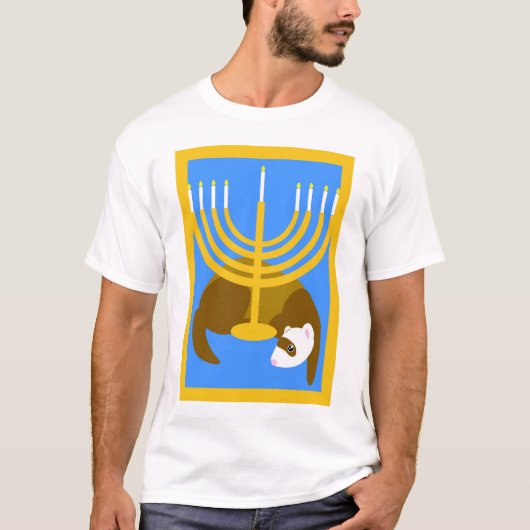T-shirt Chemise de furet de Menorah (Devant)