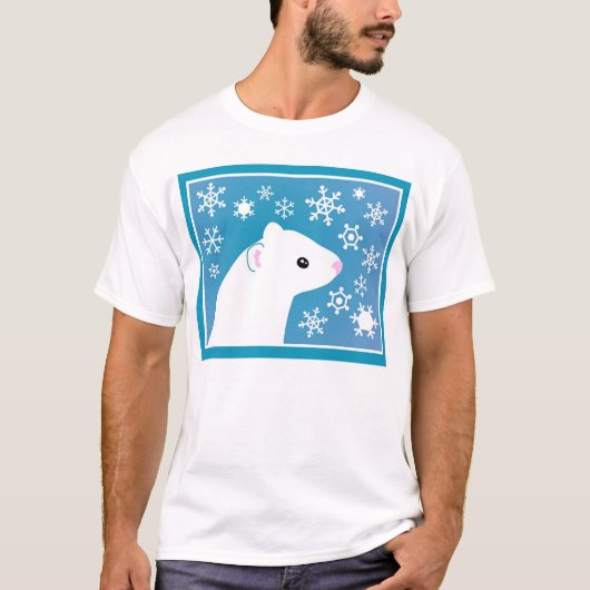 T-shirt Chemise de furet d'hiver (Devant)
