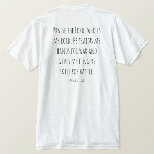 T-shirt Chemise de fusil (Design dos)