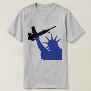 T-shirt Chemise de fusil de la liberté des hommes