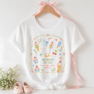 T-shirt Chemise de future maman Silly Goose Ice Cream Soci