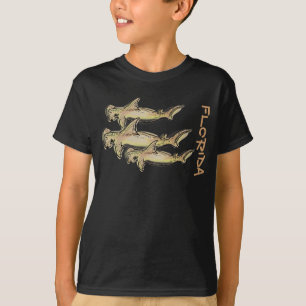 T-shirt Chemise de garçons de requin de poisson-marteau d