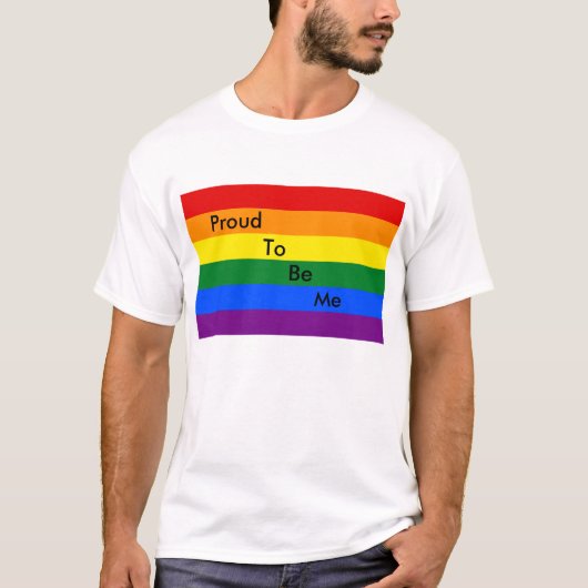 T-shirt Chemise de gay pride (Devant)