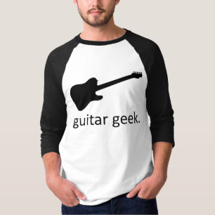 T-shirt Chemise de geek de guitare