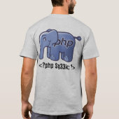 T-SHIRT CHEMISE DE GEEK DE PHP (Dos)