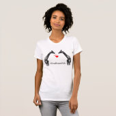 T-shirt Chemise de girafe de Ninakupenda (Devant entier)