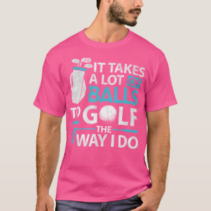 T-shirt Chemise de golf drôle Tee joueur de golf golfeur p