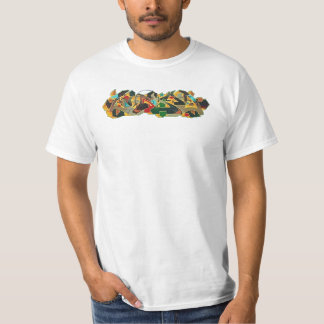 T-shirt chemise de graffiti de zimad