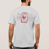 T-shirt Chemise de graphique de liberté ou de mort (Dos)