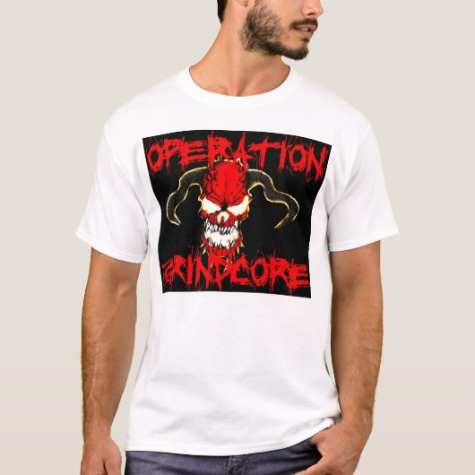 T-shirt Chemise de Grindcore d'opération (Devant)