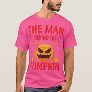 T-shirt Chemise de grossesse d'Halloween pour hommes atten