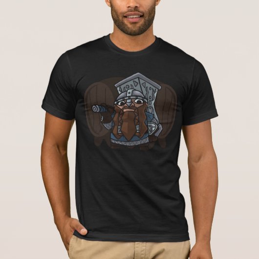 T-shirt Chemise de guerrier de Dwarven (Devant)