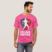T-shirt Chemise De Guitare Aérienne Us Pour Hommes Femmes (Devant entier)