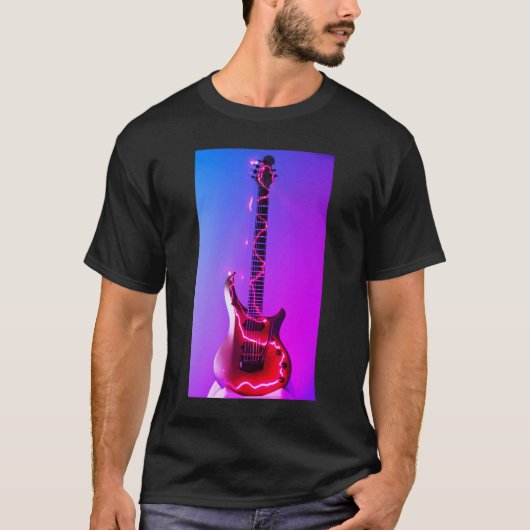T-shirt Chemise de guitare électrique (Devant)