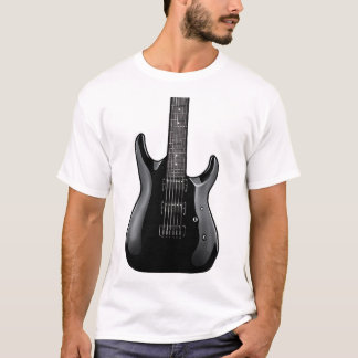 T-shirt Chemise De Guitare Électrique Pour Hommes Rock Et 