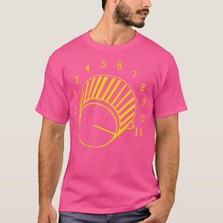 T-shirt Chemise de guitare volume à 11