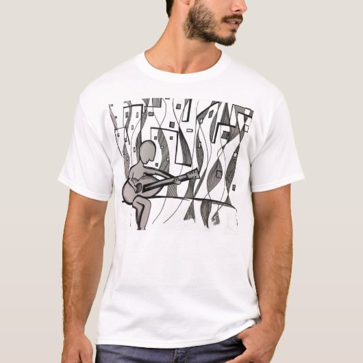 T-shirt Chemise de guitariste (Devant)