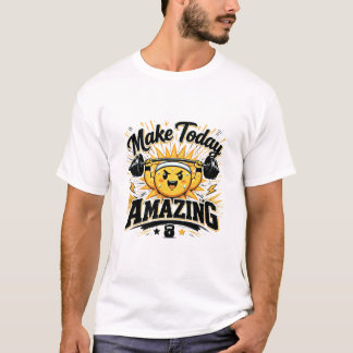 T-shirt Chemise de gym « Faites de aujourd'hui une journée