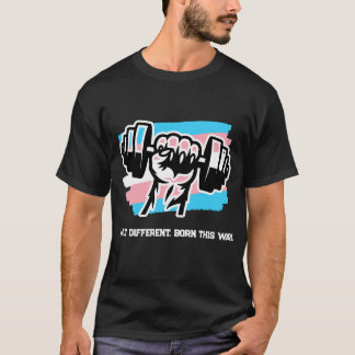 T-shirt Chemise de gym pour la fierté trans — Tee Fist Dum
