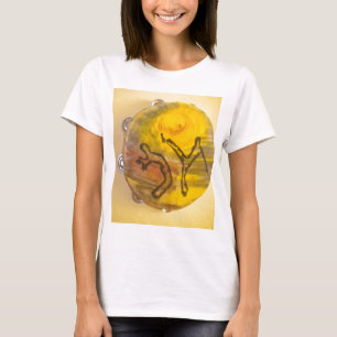 T-shirt chemise de hache de passion de musique de capoeira