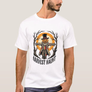 T-shirt Chemise de Halloween Épouvantail Gravure Vintage R