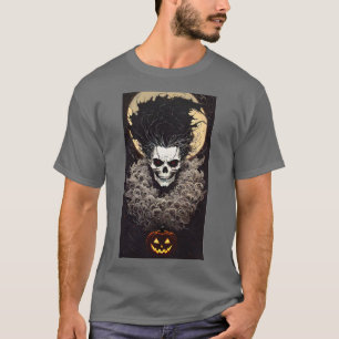 T-shirt Chemise de Halloween Skull Hell Raiser