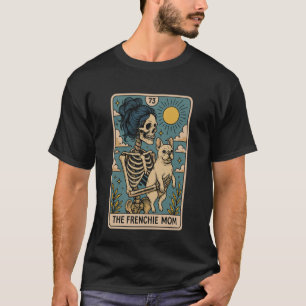 T-shirt Chemise de Halloween squelette Bouledogue français