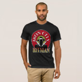 T-shirt Chemise de Hitman de ville de fer (Devant entier)