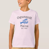 T-shirt Chemise de homard bleu Maine Ogunquit, 2 garçon (Devant)