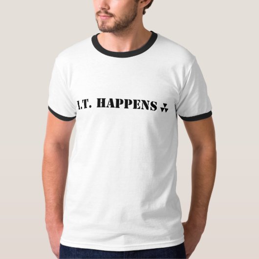 T-shirt Chemise de Hugh Howey I.T. Happens WOOL (Devant)