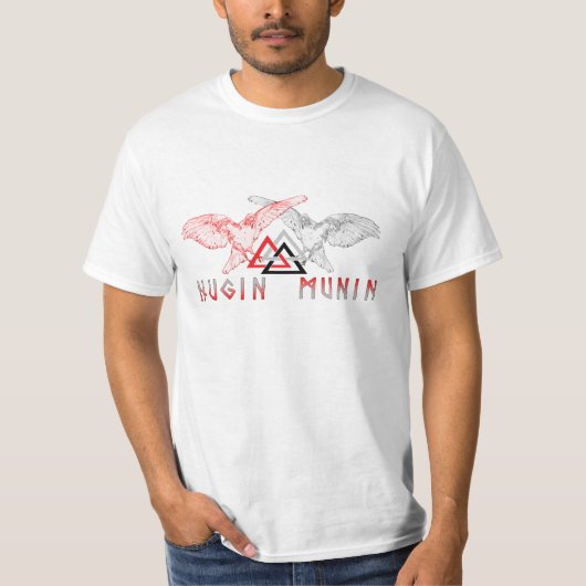 T-shirt Chemise de Hugin et de Munin (Devant)