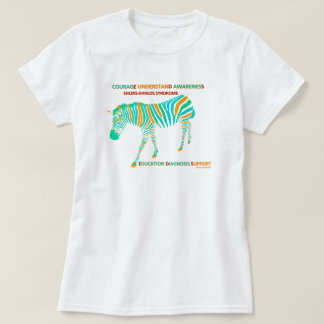 T-shirt Chemise de inspiration de zèbre de syndrome d'EDS