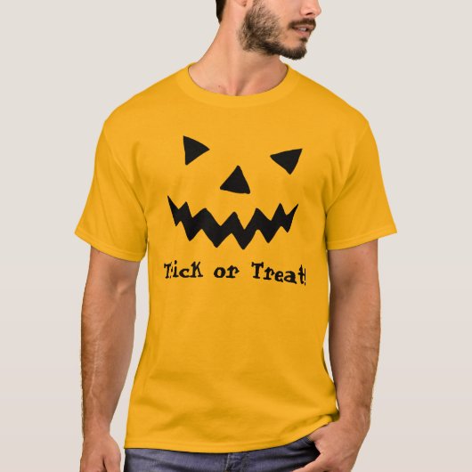 T-shirt Chemise de Jack-o'-lantern (Devant)