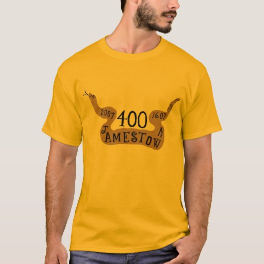 T-shirt Chemise de Jamestown Rattlenake (Devant)