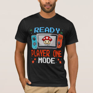 T-shirt Chemise de jeu en pixel art mode Ready Player One