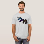 T-shirt Chemise de Jiu Jitsu de serpent de BJJ (Devant entier)