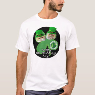 T-shirt chemise de jour de paddys de St - le cercle noir 2