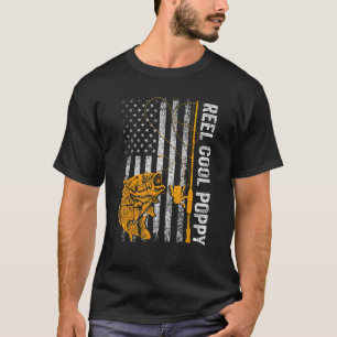 T-shirt Chemise de jour de père de pêche de coquelicot coo