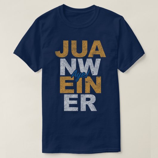 T-shirt Chemise de Juan Weiner (Design devant)