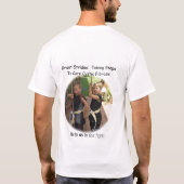 T-shirt Chemise de karaté de CF (Dos)