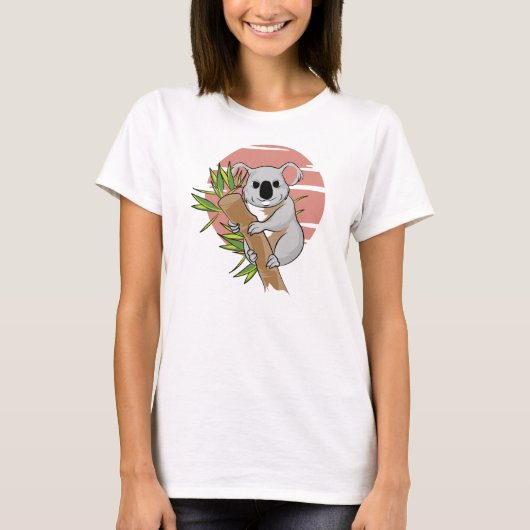 T-shirt Chemise de koala (Devant)