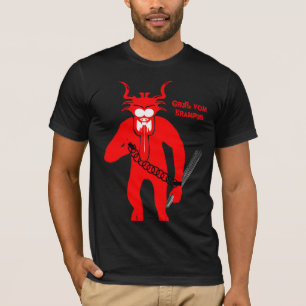 T-shirt Chemise de Krampus de vom de Gruß